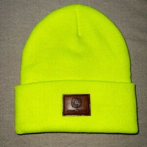 John Deere Bright Yellow Knit Hat